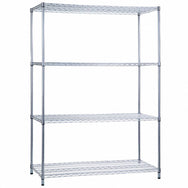 Shelving Unit 24 x 48 x 72, Wire Shelves (w/o Casters)
