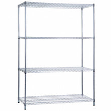 Shelving Unit 48 x 24 x 62, Wire Shelves (w/o Casters)