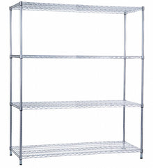 Shelving Unit 60 x 18 x 72, Wire Shelves (w/o Casters)