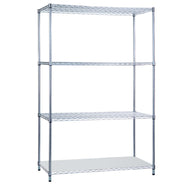 Shelving Unit 18 x 36 x 62 with Solid Bottom Shelf