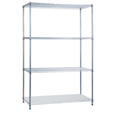 Solid Bottom Wire Shelving