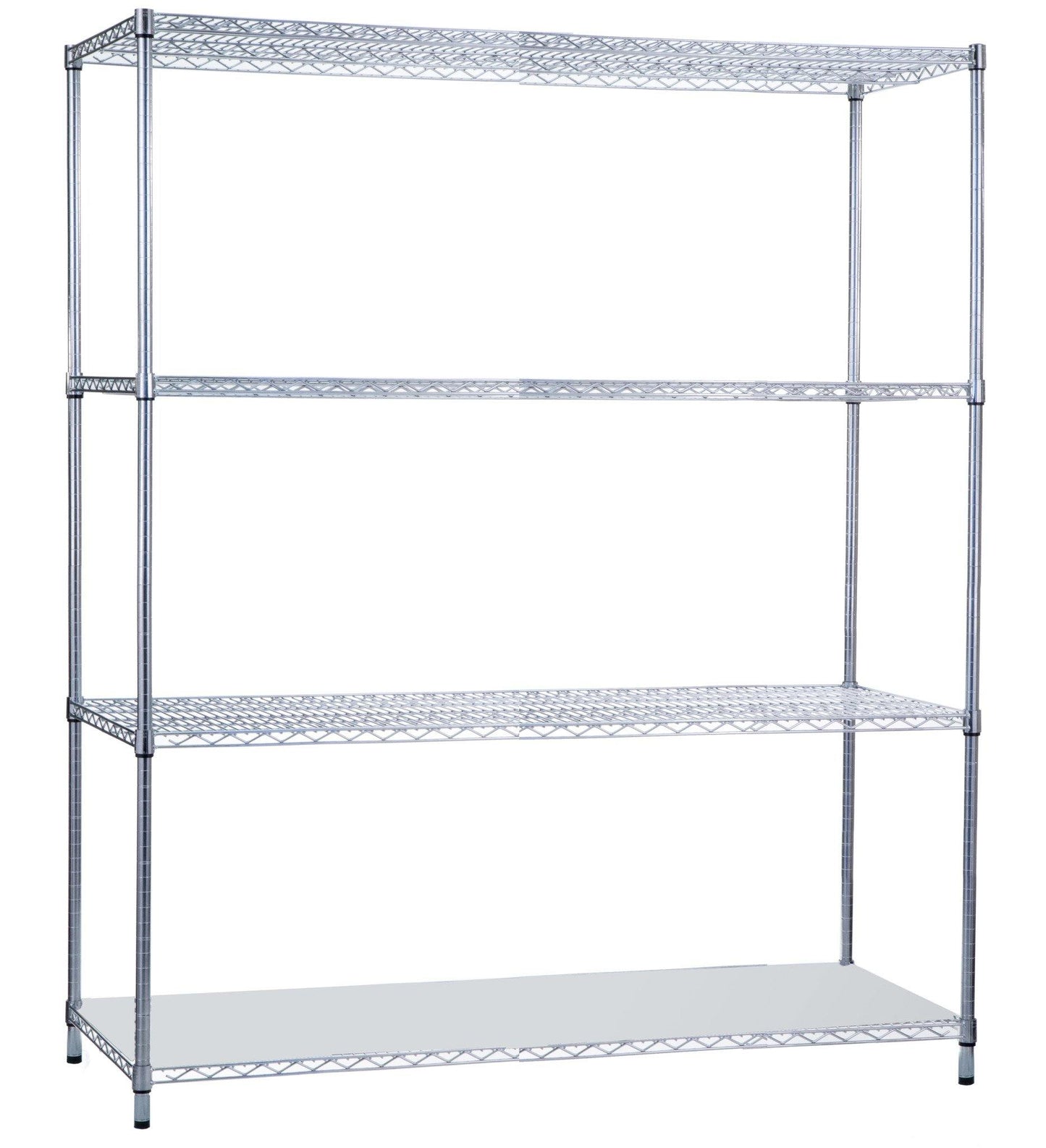 Shelving Unit 60 x 18 x 62, with Solid Bottom Shelf