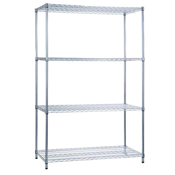 Shelving Unit 36 x 24 x 72, Wire Shelves (w/o Casters)